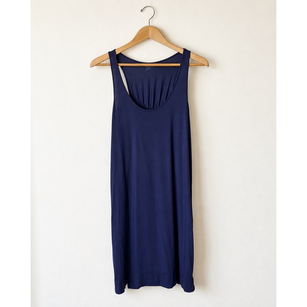 Gap GapBody Sleep Shirt Women Large Blue NWT Pure Body Racerback Nightgown